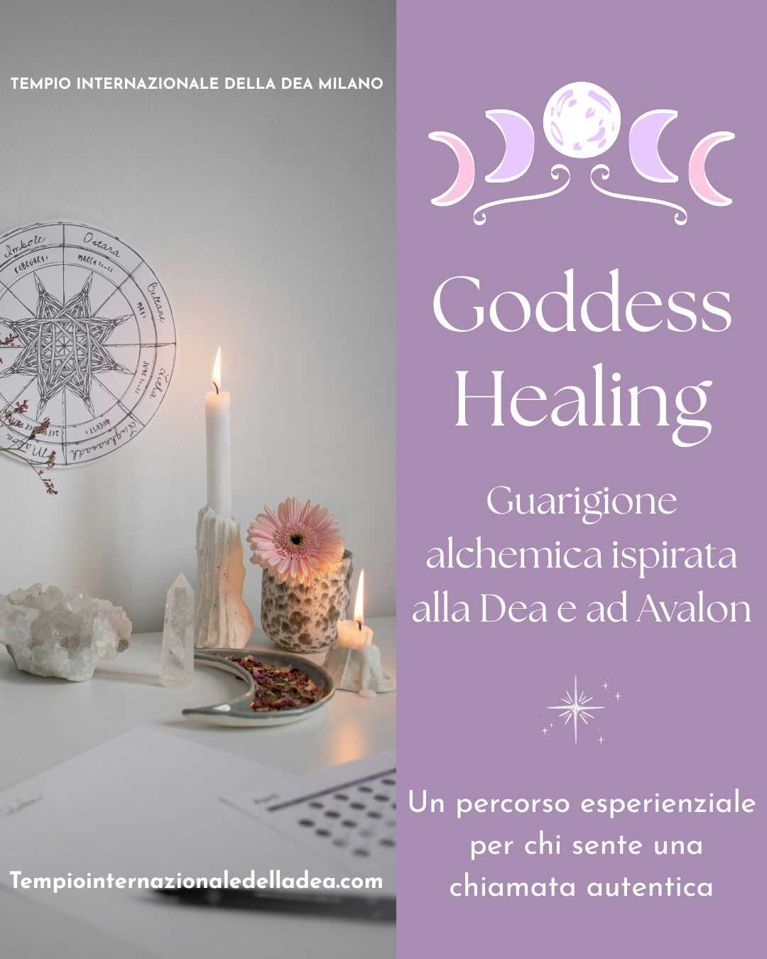 Bespoke sessions, Goddess Healing, energy healing, reiki healing, card reading, tarot reading, sacred feminine path, in Milan, Glastonbury and online with the Milan Goddess Temple. Anna, Priestess of Avalon
